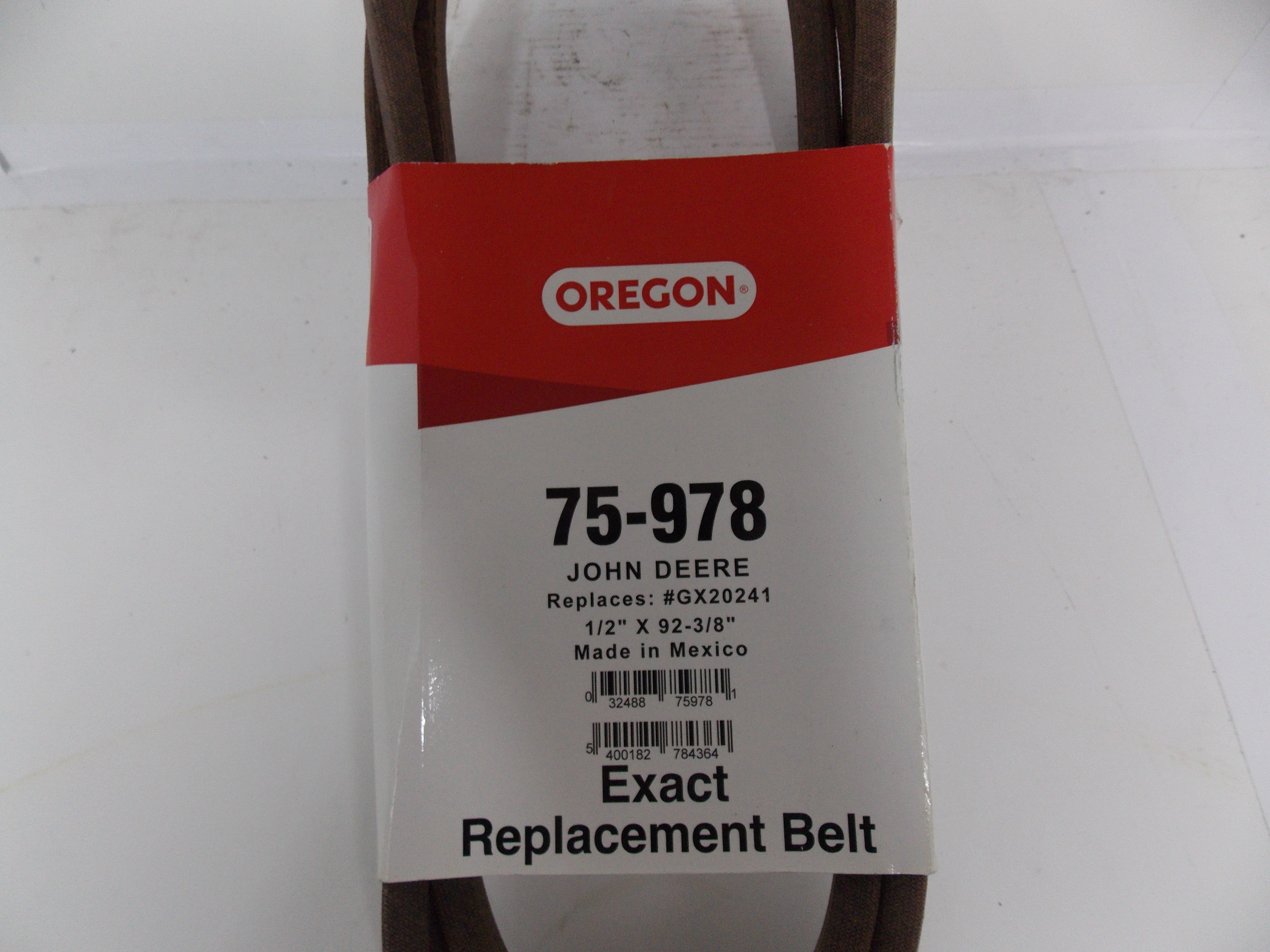 Oregon 75-978 Mower Belt John Deere 1/2" x 92-3/8"