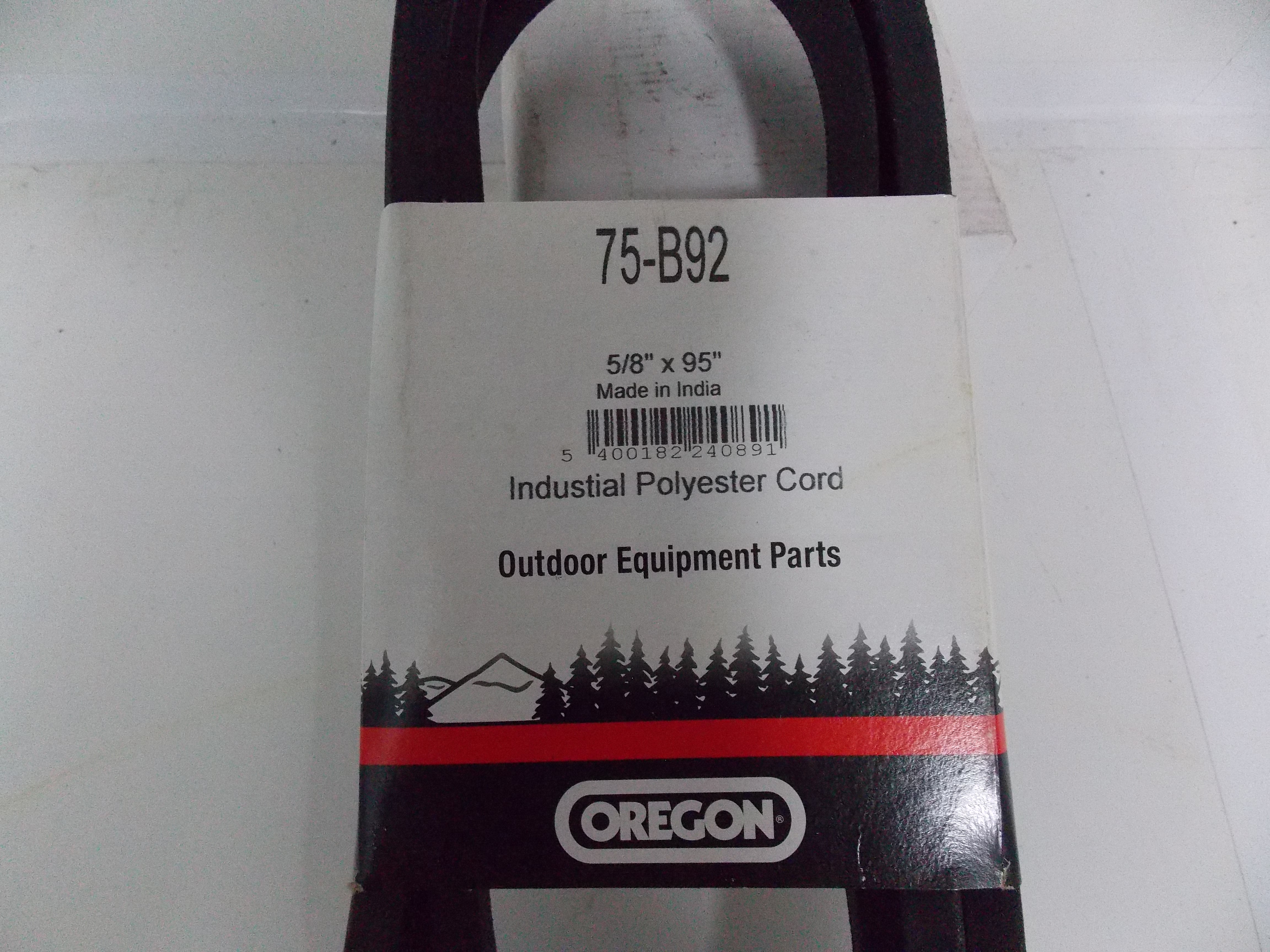 Oregon 75-B92 Mower Belt 5/8" x 95"