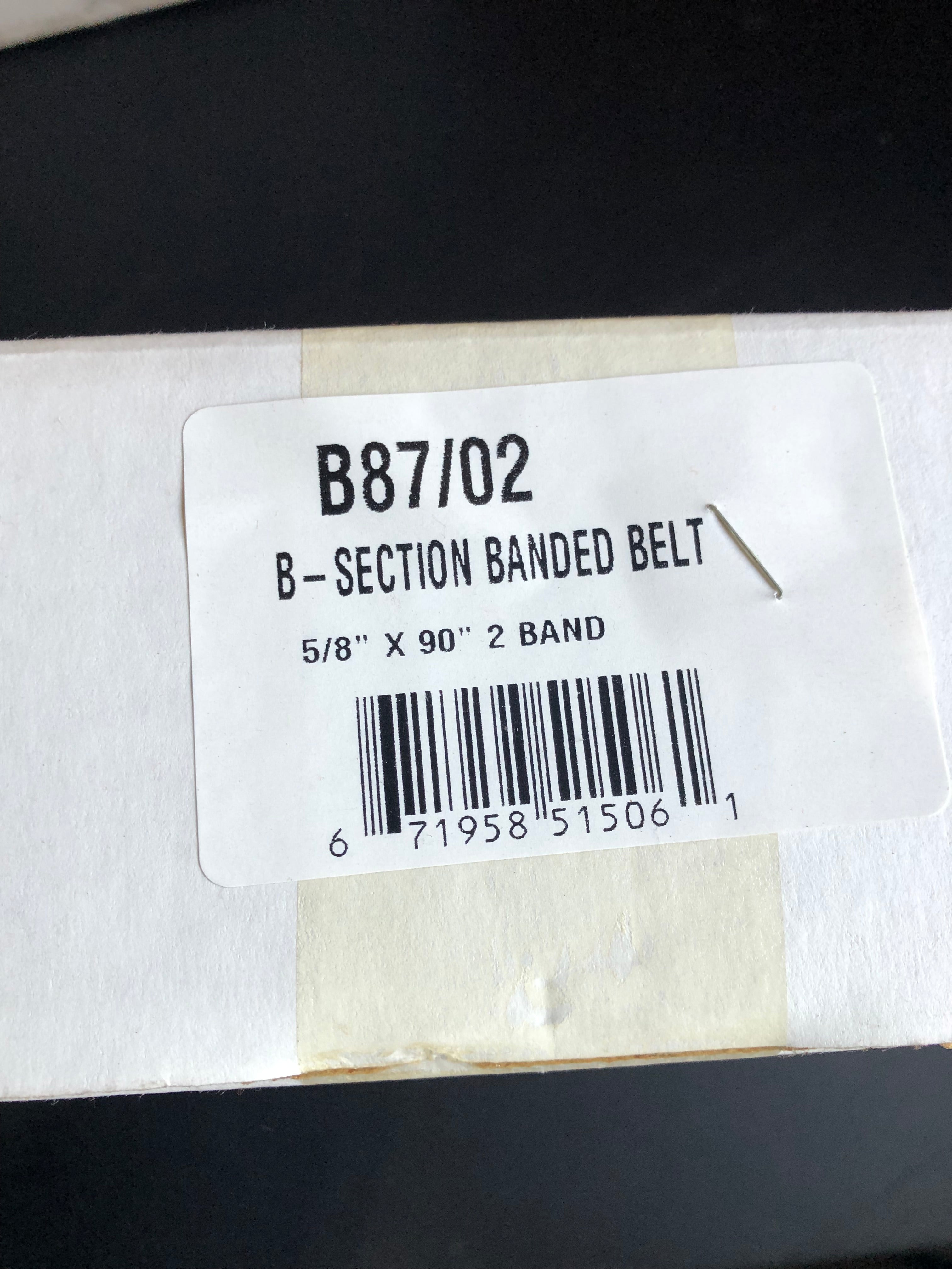 B87/02 Banded Belt